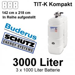 3000 Liter Öltanks doppelwandig