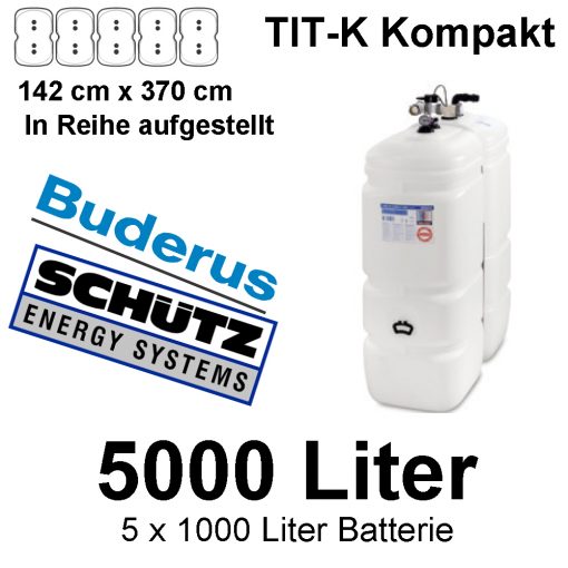 5000 Liter Öltanks doppelwandig Schütz TIT-K 1000